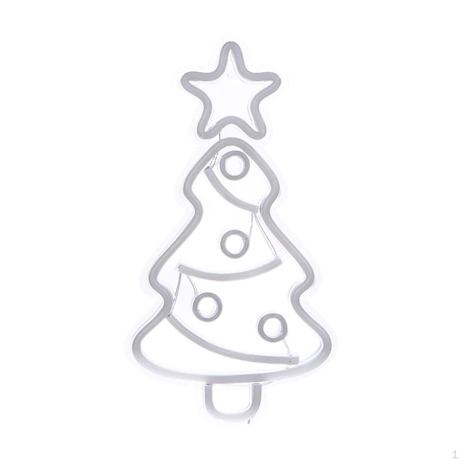 

Знак Рождественской елки Ночник Питание от USB Настенный декор Знаки Светодиодная лампа для спальни