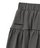 Lougeu Twist Tie Mini Skirt_Gray