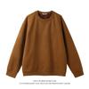 Men's Plus Size Plain Suede Fleece Pullover Hoodie