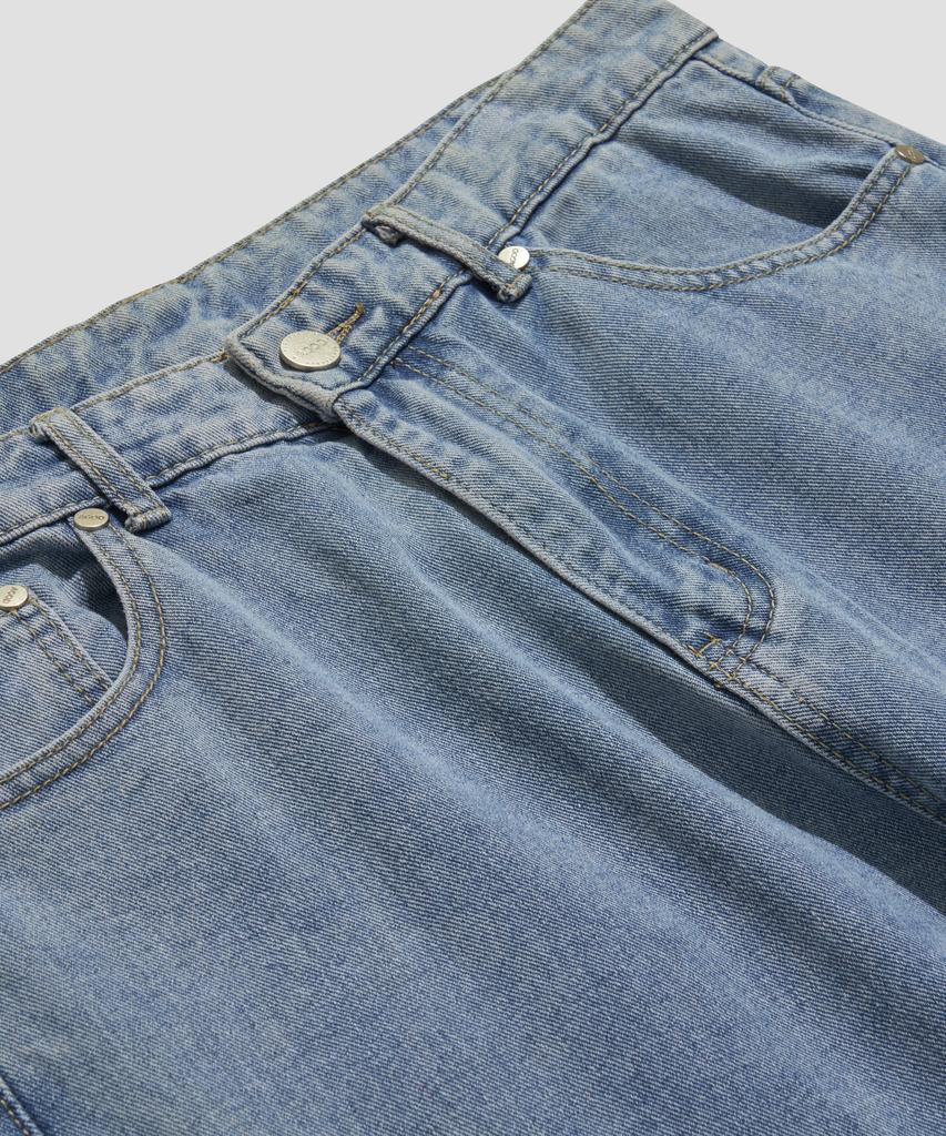 AGOD Wide Denim Pants [Medium Blue]