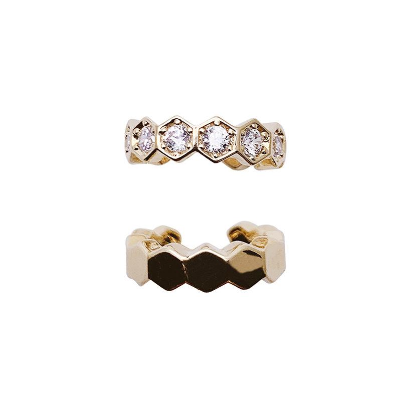Female Aloof Style Geometric Retro Temperament Light Luxury High-end Earrings