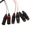 2 4 6 Channel Professional Multi-Media 3 Pin Xlr Cable Male To Female Balanced Audio Extension Cord