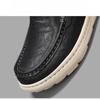 Herrskor i läder Slip-on Casual Sneakers Ballerinaskor Promenadskor