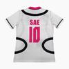 Japanese Anime Blue Lock Soccer Jerseys Tee Ryusei Shidou & Itoshi Sae Role Playing T-Shirt V-Neck Sportswear Top