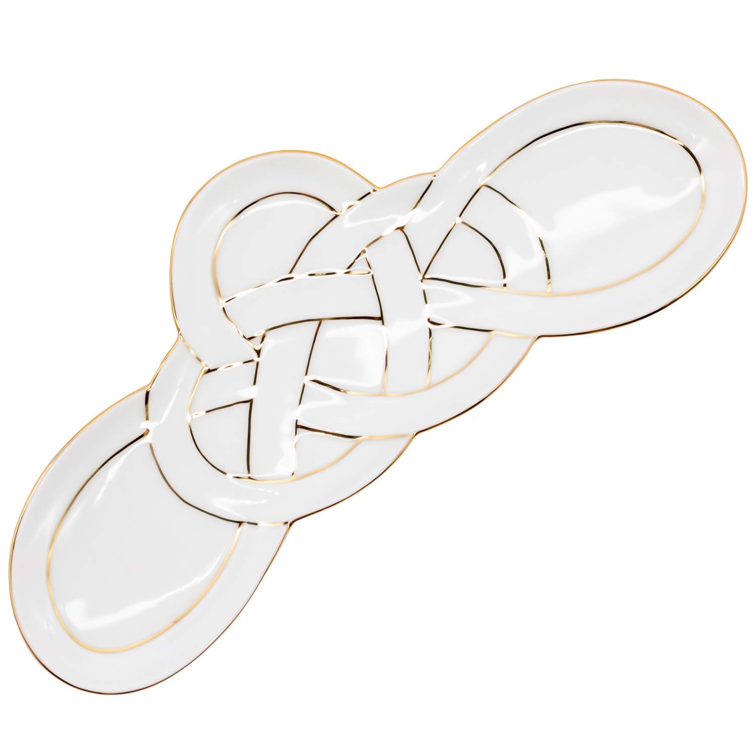 24to3 Керамика Ниситоми Арита Варе Тарелка, Печь Тасэй, Прямоугольная Тарелка, Прибл.. 25 x 11 см, Дизайн  Сосновая шишка , Золотой, Рождество, Новый год, Посуда