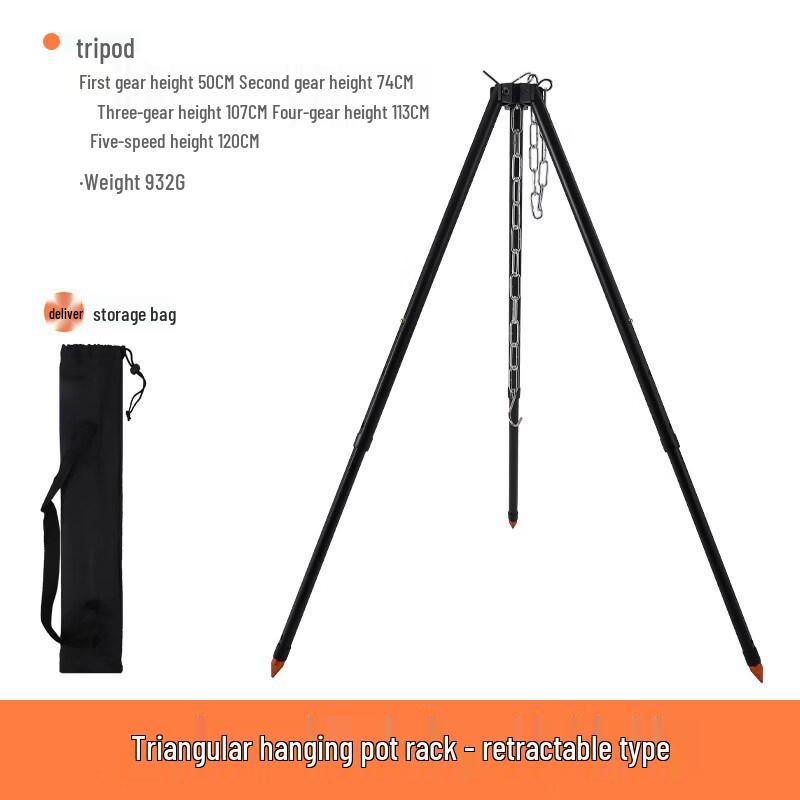 Outdoor Picnic Hanging Pot Tripod