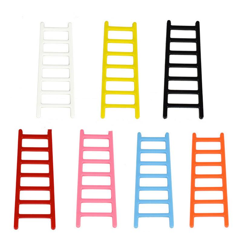 5Pcs Colorful Mini Plastic Ladder Cake Decoration Furniture Decoration Birthday Party Cake Decoration Supplies
