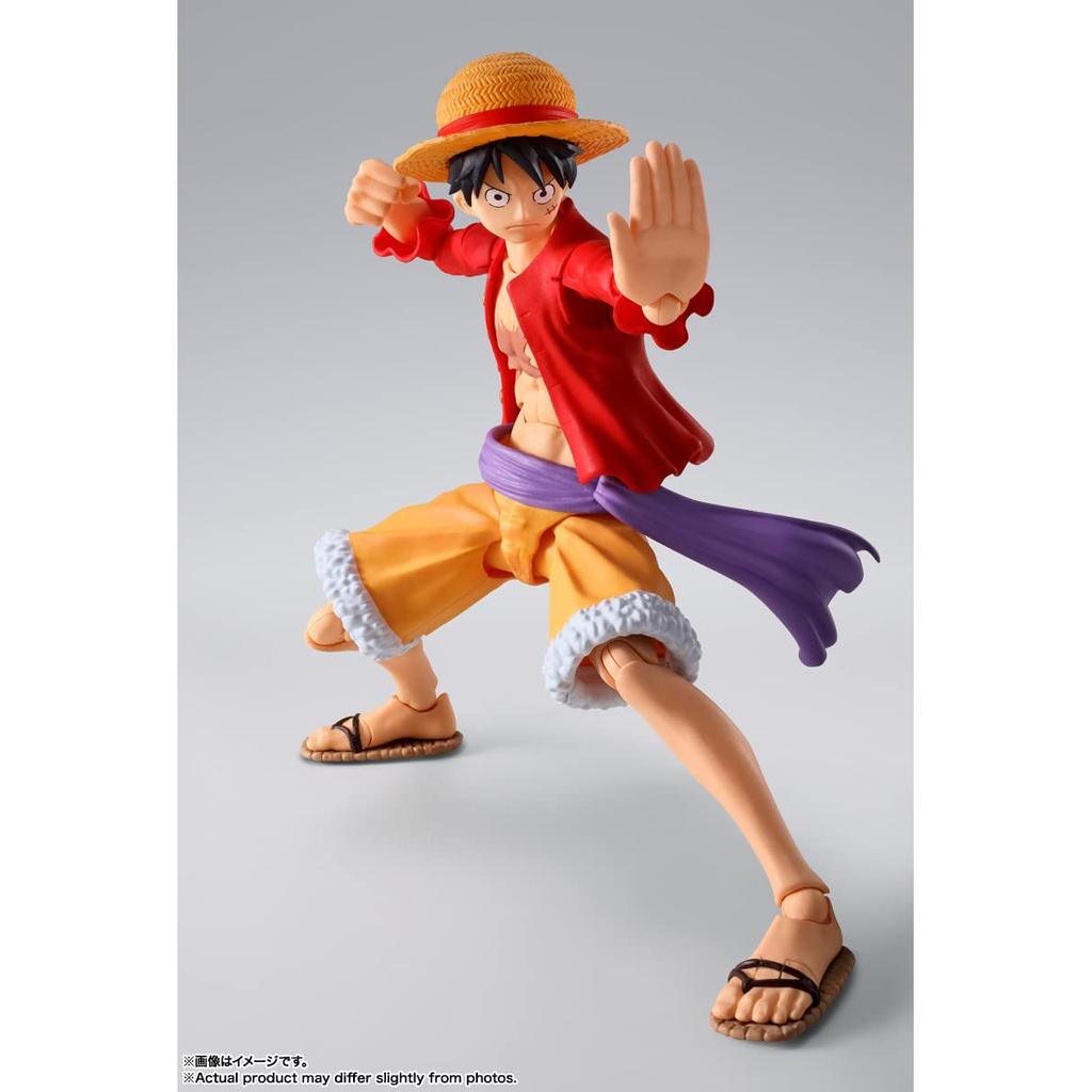 TAMASHII NATIONS S.H. Figuarts ONE PIECE Monkey D. Luffy - Onigashima Raid 145mm Painted PVC Action Figure