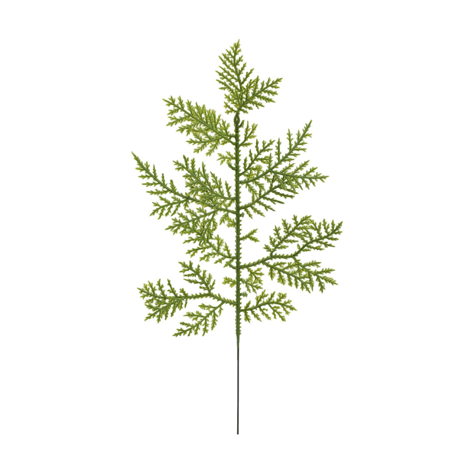 

24 шт. Имитированные рождественские ветки, Имитированные зеленые растения, Рождественские украшения для дома и сада, Украшения для рождественской елки One Size зелёный