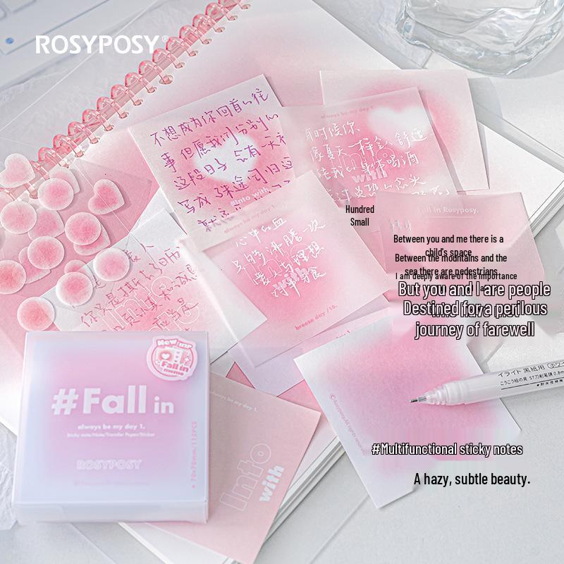 RosyPosy Multifunctional Memo Set & Student Planner Stickers