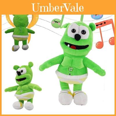 Delightful Green Gummy Bear Plush Soft Toy Cuddly Musical Teddy Bear Birthday Gift