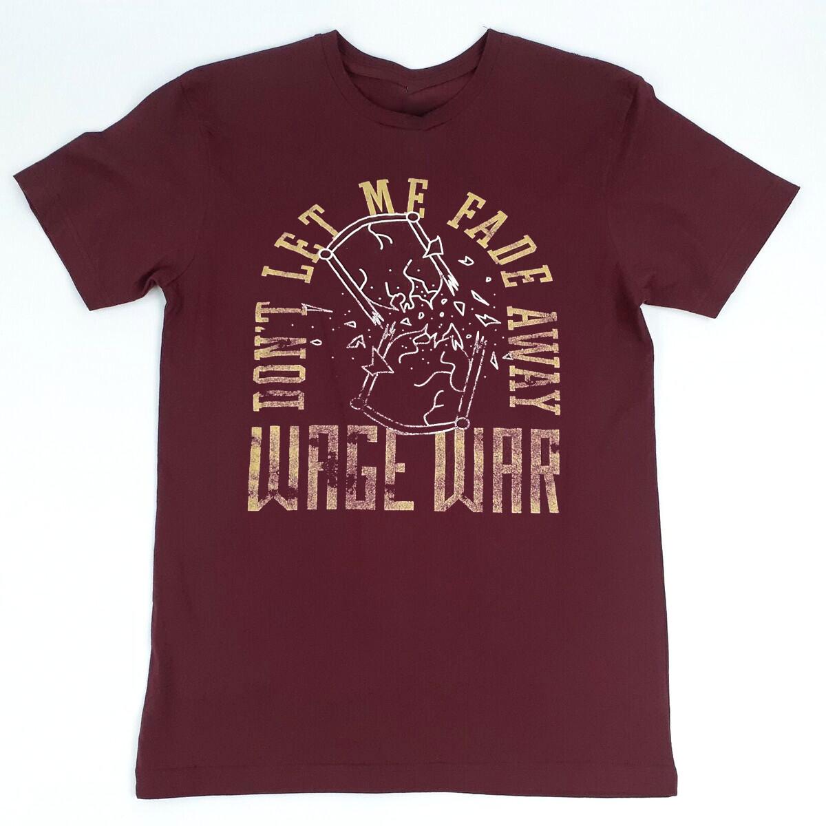 Wage War Band Don’t Let Me Fade Away Maroon Unisex T-Shirt Cotton SB210 3XL