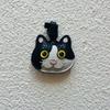 Cat Theme Brand Latest Cowhide Bag Hanging Accessories Sheepskin High Quality Key Chain Backpack Charms Diy Bag Decor Great Gift