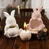 Silicone Aromatherapy Candle Mold Easter Bunny Resin Mold Creative Plaster Mold  Home Decor