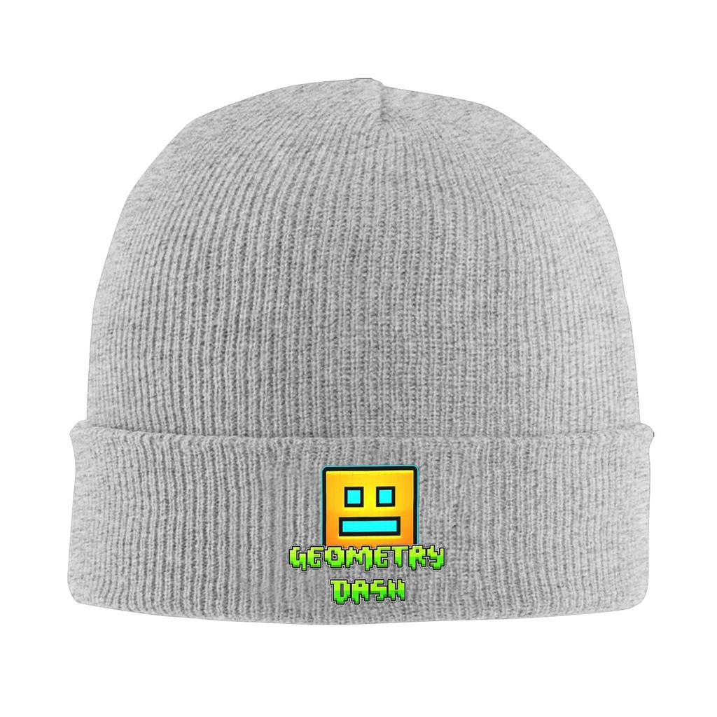 Video Game Geometry Dash Winter Skullies Beanies Hat Warm Autumn Knitted Hats Bonnet Caps for Women Men