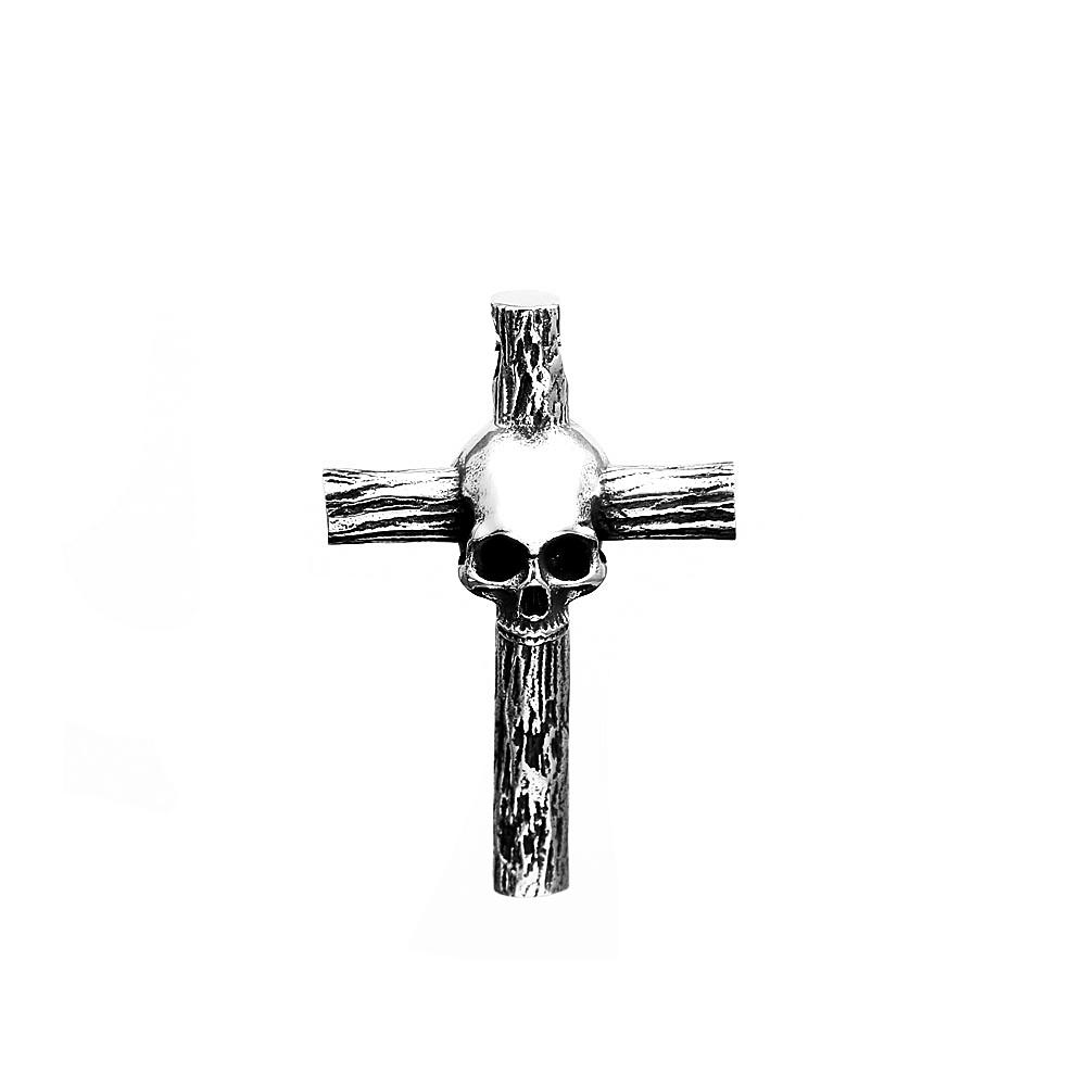 Gotische Hip Hop Totenkopf Anhänger Halsketten Für Männer Edelstahl Punk Mode Skelett Halskette Halloween Schmuck Geschenke Großhandel