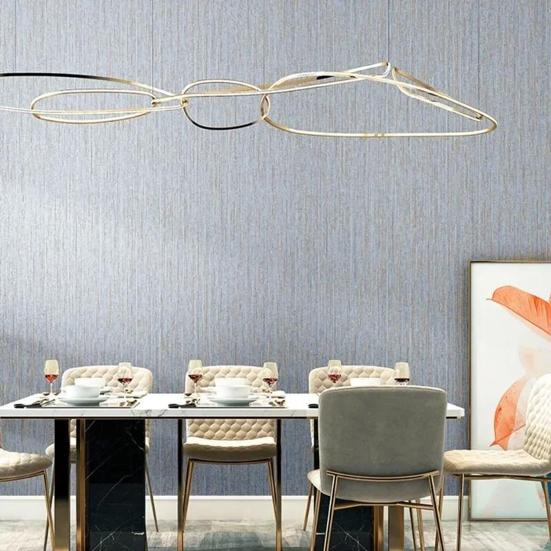 Solid Simple Modern Metallic Wallpaper Roll  Texture Wall Papers Bedroom Living Room Clothing Store Home Decor