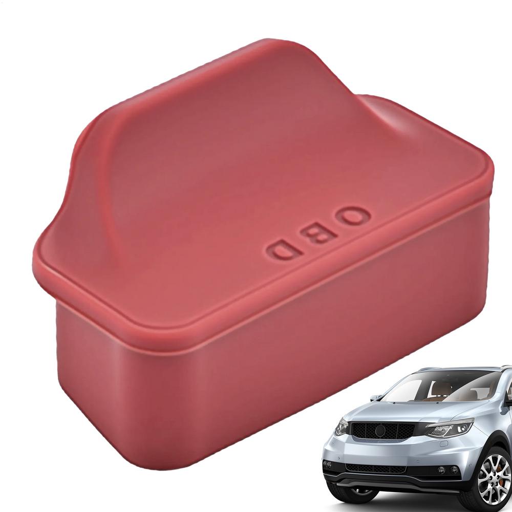 OBD Port Dust Cover OBD Port Guard Dust Shield Interface Connector Protector For Cargo Golf Cart Sedan Truck SUV Van RV