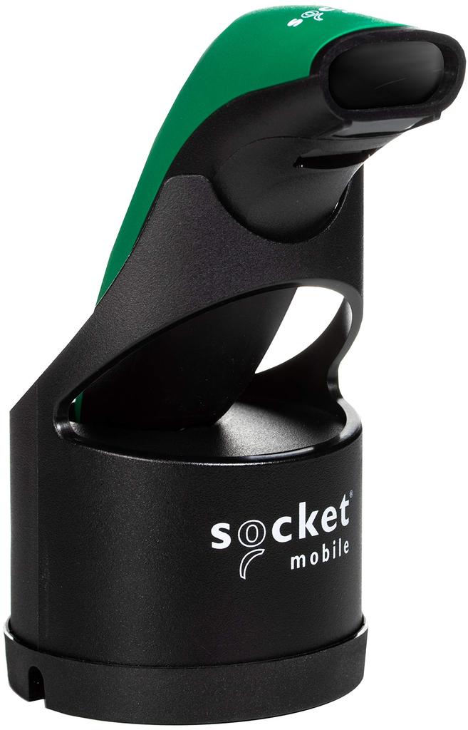 Bluetooth 1D Barcode Scanner Charging Dock (S700) + (Black) (Green)