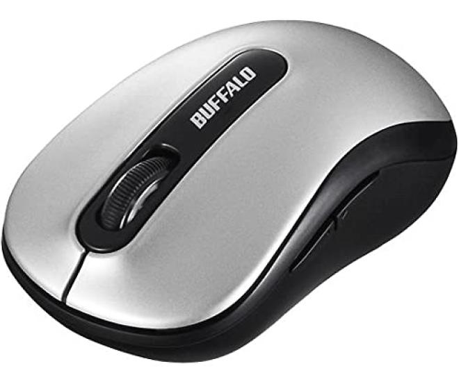 BSMBW310SV (Silver) Wireless BlueLED Optical Mouse, 5 Buttons