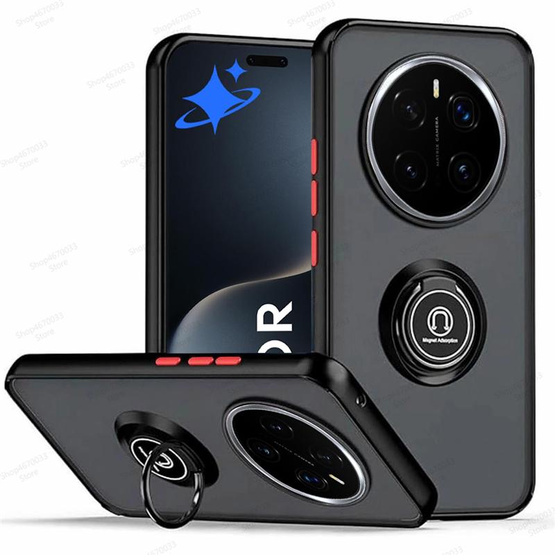 Magnetic Phone Case For Honor Magic 7 6 5 Pro 200 Lite Shockproof Ring Holder Cover For Honor X9C X9B X9A X8B X7B 90 Lite 70