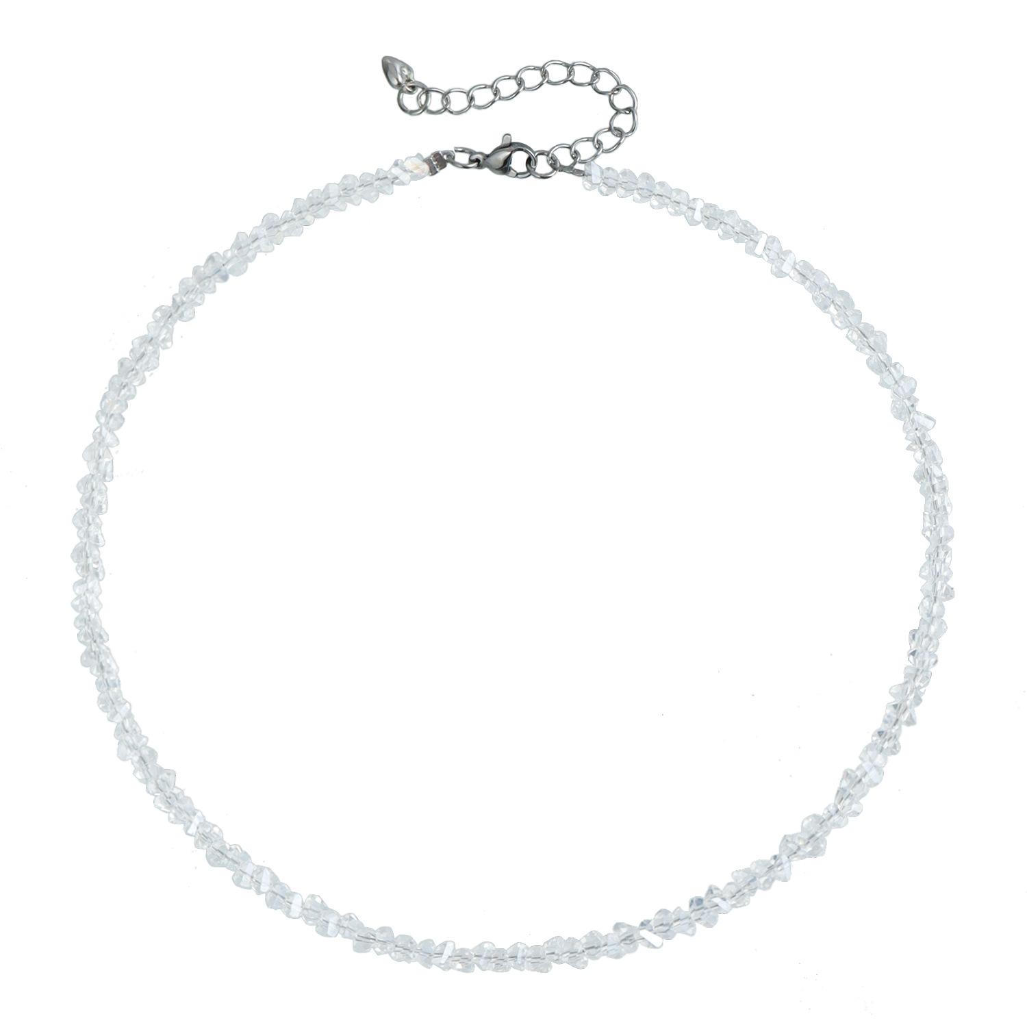 

Геометрическое ожерелье с подвеской из больших и маленьких квадратов One Size