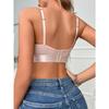 Women Breathable Comfortable Wireless Push Up Adjustable Solid Color Bra Underwear