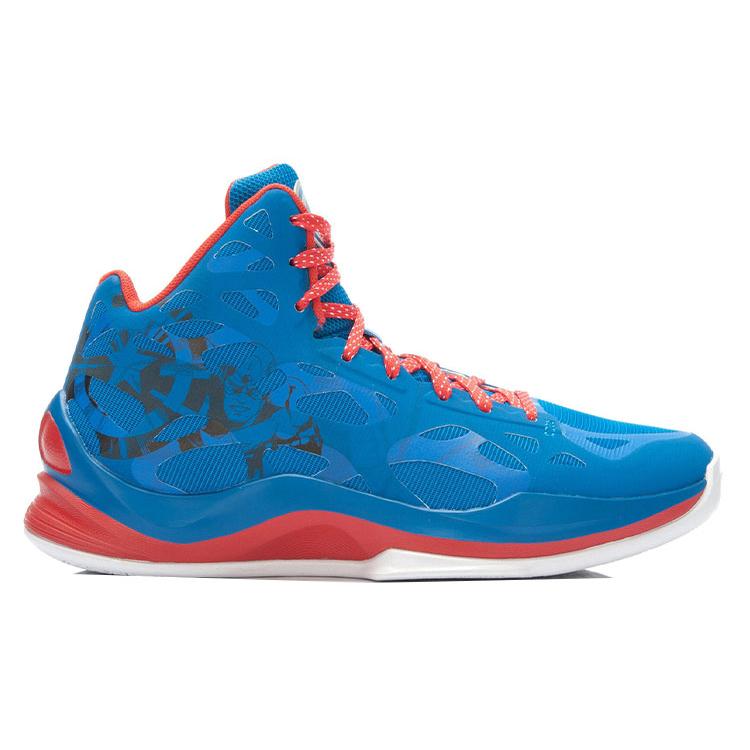 Li Ning The Avengers Collection Cushioning Slip Resistant Abrasion Resistant Coverage Support Mid Top Basketball Shoes ABPK057-2