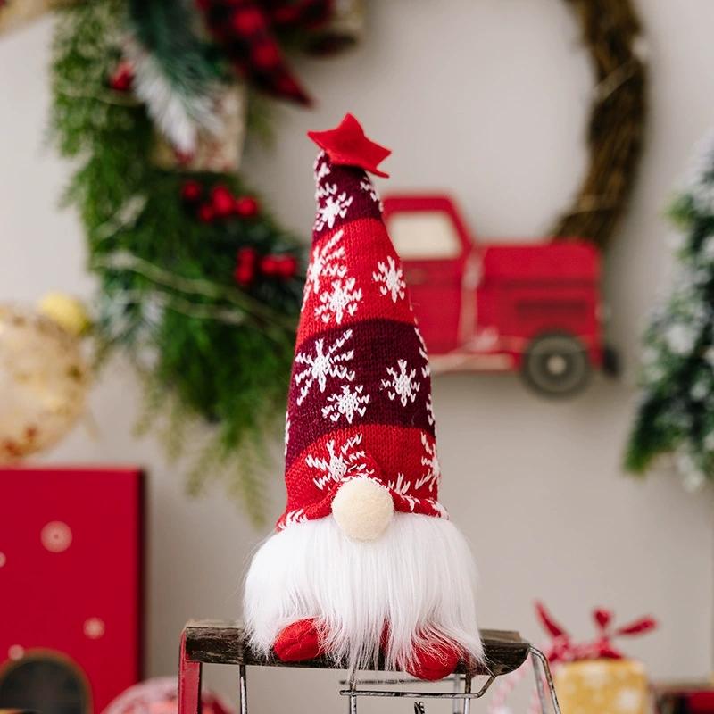 Christmas Glowing Gnome Faceless Doll With Lights Series Xmas Atmosphere Festival Home Decoration New Year Rooms Ornaments Gifts