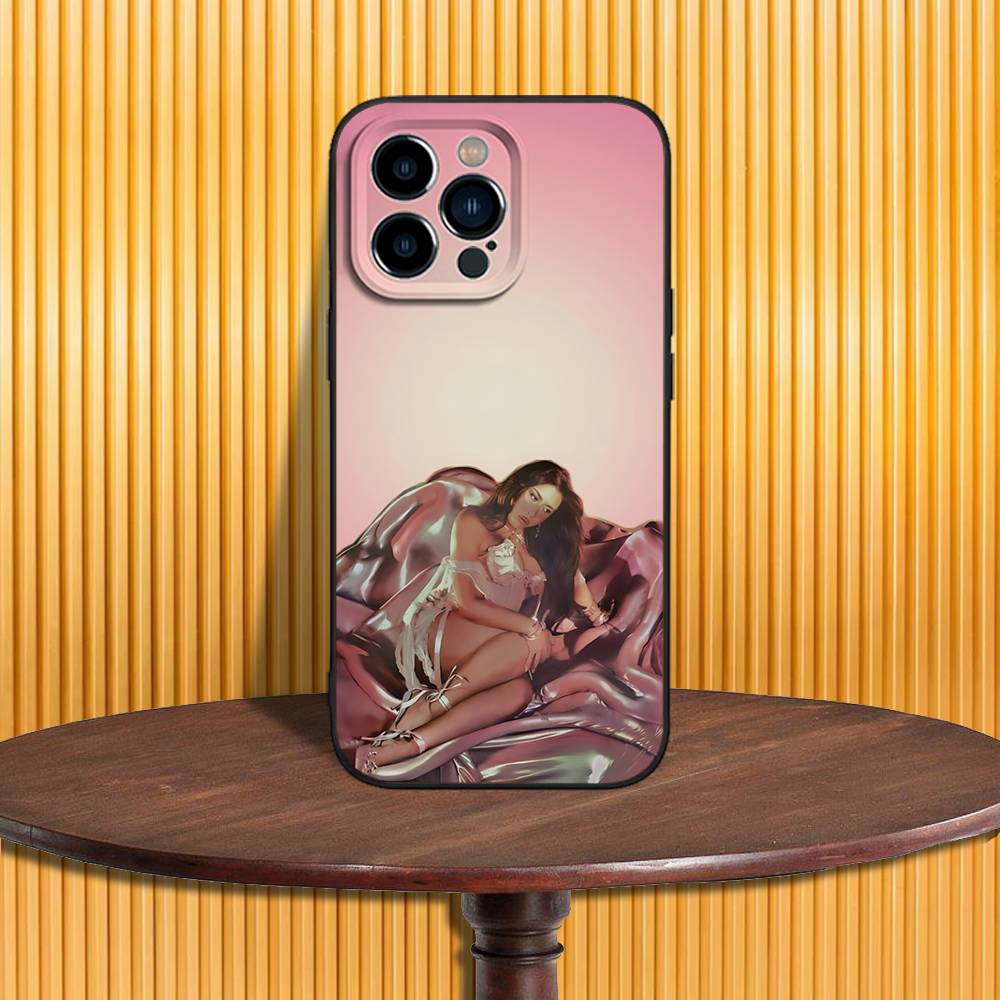 Kali U-Uchis Sincerely Phone Case For iPhone 17,16,15,14,13,12,11,Pro,Max,Plus,X,XS,SE4,E,Mini,Soft Black Case