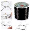10-40M/Roll Strong Elastic Crystal Beading Cord 1mm for Bracelets Stretch Thread String Necklace DIY Jewelry Making Cords Line