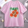 Tomato Girl Summer Tshirt Garden Farmers Market Gardening T Shirt Casual Cotton Short Sleeve Tomatoes Tee Unisex Clothing