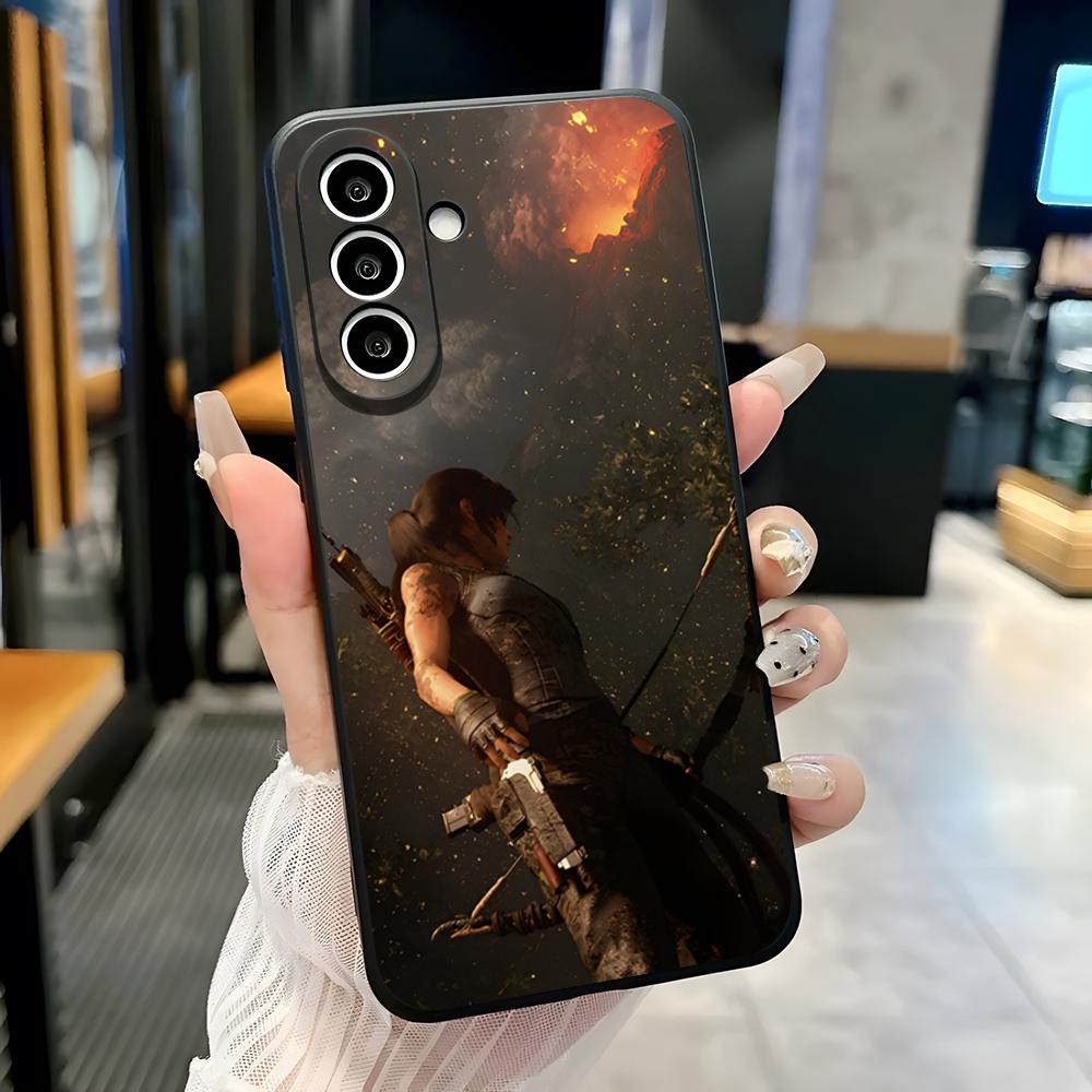 T-Tomb Raider Phone Case For Samsung S26 S25 Plus S20 S20 Plus S22 Ultra S23 FE S21 Plus S21 Ultra Soft Cover