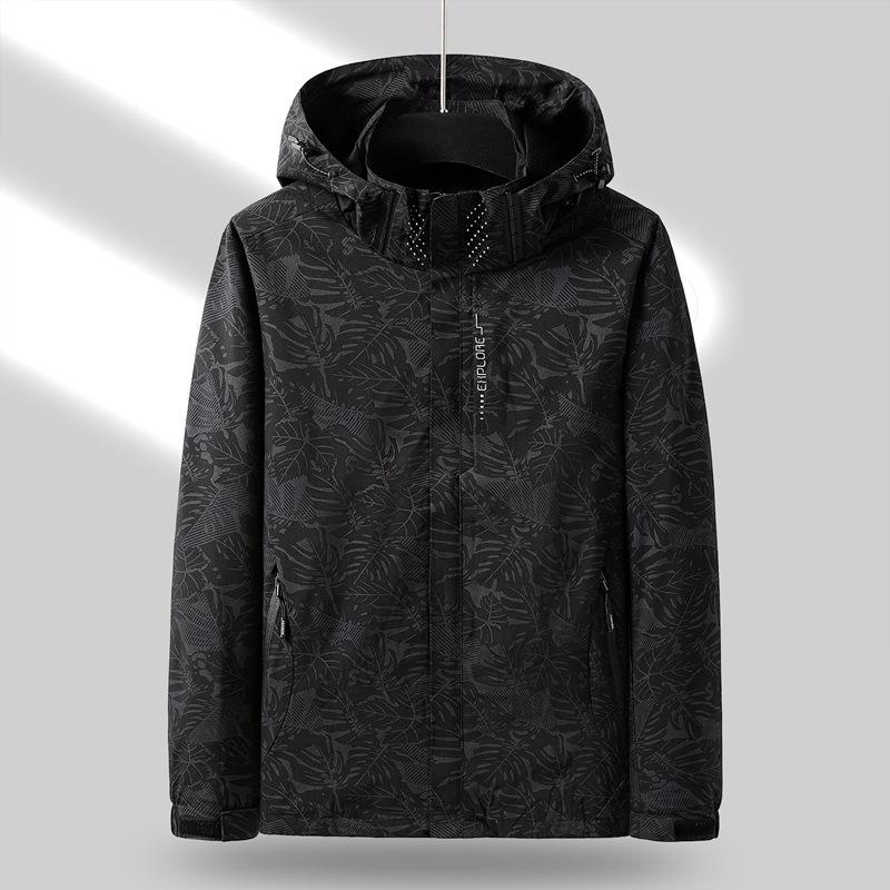 Frühling und Herbst Neue Einschichtige Jacke Damen Dünne Outdoor Winddichte und Wasserdichte Jacke