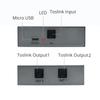 Optical Audios Toslinks Splitter Digital Optical Splitter Support Multiple Formats for Home Theater Gaming Consoles
