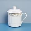 Ceramic Office Teacup with Lid