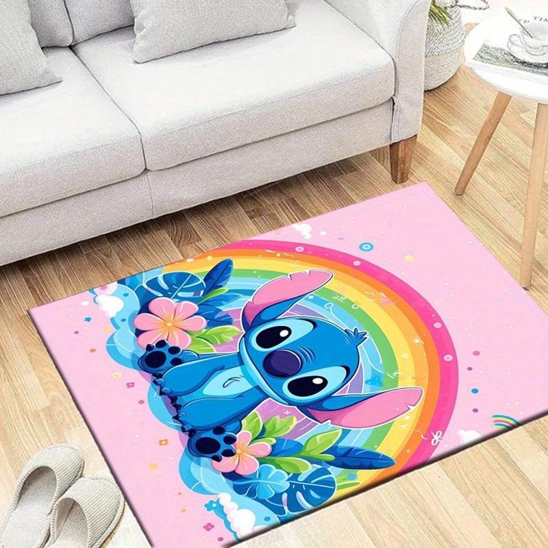 

1pc Stitch Pattern Area Rug Soft Flannel Floor Mat for Living Room,Office,Bedroom and Carpet 60cm by 90cm