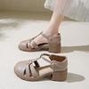 2024 New Thick Sole Sandals Women Wrap Toe Hollow Outs Roman Sandalias Women Casual Beach Shoes Summer Platform Sandals Woman