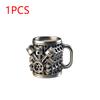 1/2 Piezas Taza de Café con Diseño de Motor de Coche 3D Taza de Acero Inoxidable y Resina Tazas de Cerveza Accesorios Divertidos para Beber Para el Hogar y la Oficina Bar
