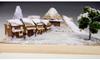 Woody Joe Dreiundfünfzig Stationen des Tokaido, Kambara-juku, Holzmodell Bausatz (Diorama)