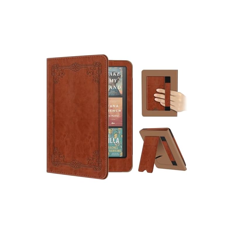 Fintie Kindle Paperwhite/Colorsoft Signature Edition Case for 12th/11th/1st Generation (Brown)