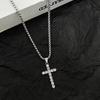 Collana con Croce di Diamanti Masiwei: Catena per Maglione Hip-Hop Unisex, Accessorio Versatile di Alta Gamma