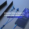 NEW 9D Surround Sound Earphones Metal Type C&3.5mm Headset In-ear Gamer Headphones Wired Control Earbuds for Samsung With HD Mic
