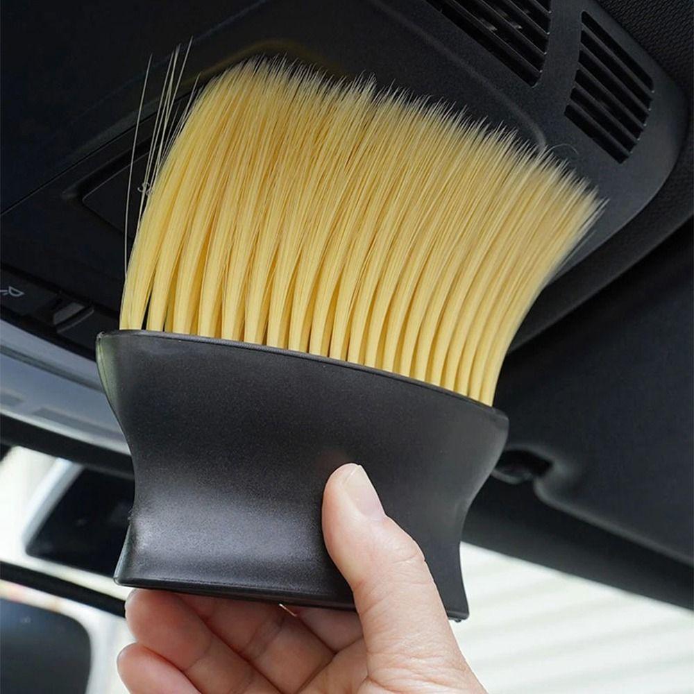 Nylon Brush Dust Removal Brush Portable Auto Interior Dust Brush Interior Cleaning Brush Office