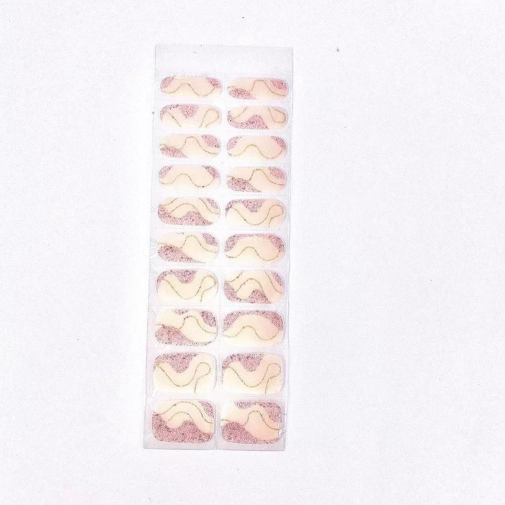 Phototherapy Semi-baked Nail Stickers Semi-cured Gel Manicure Stickers