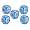 5Pcs Mahjong Wind Direction Dice East South West North Sphere Entertainment Game Dice Transparent