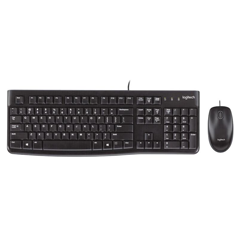 

Logitech MK120 Wired Keyboard and Mouse Combo