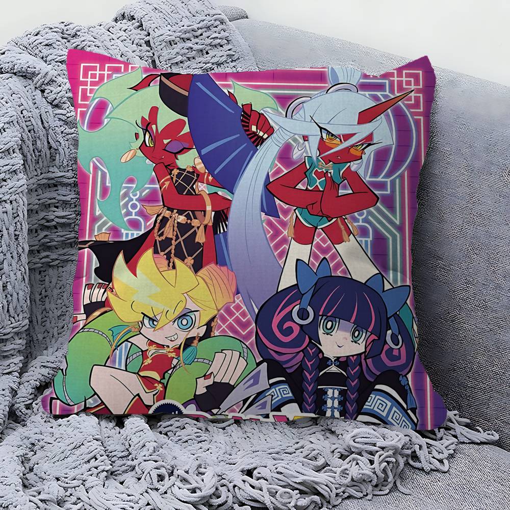 Classic Anime P-Panty And S-Stocking Pillow Cushion Cover Pillowcase Living Room Sofa Home Decor