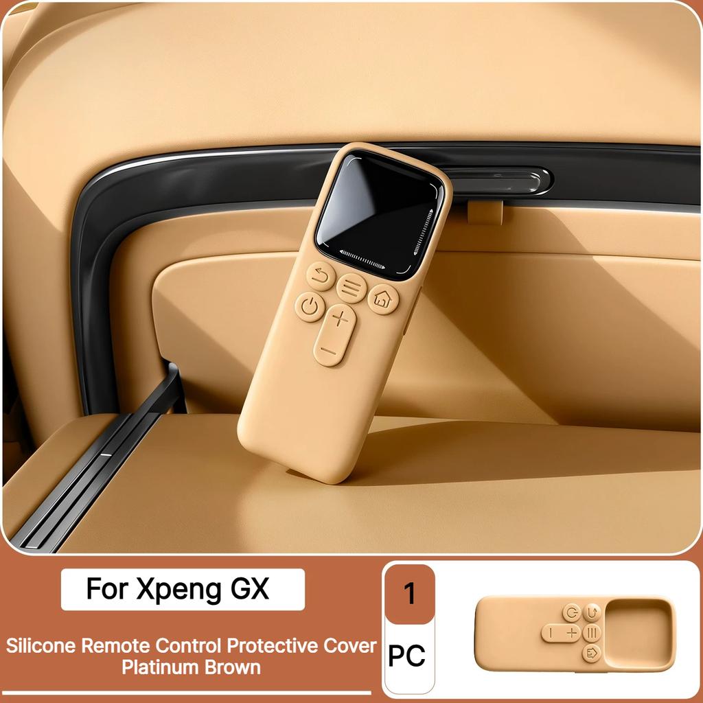 For Xpeng GX Xiaopeng GX 2026 Silicone Protective Case Car Entertainment Screen Remote Control Cover Auto Interior Accessories