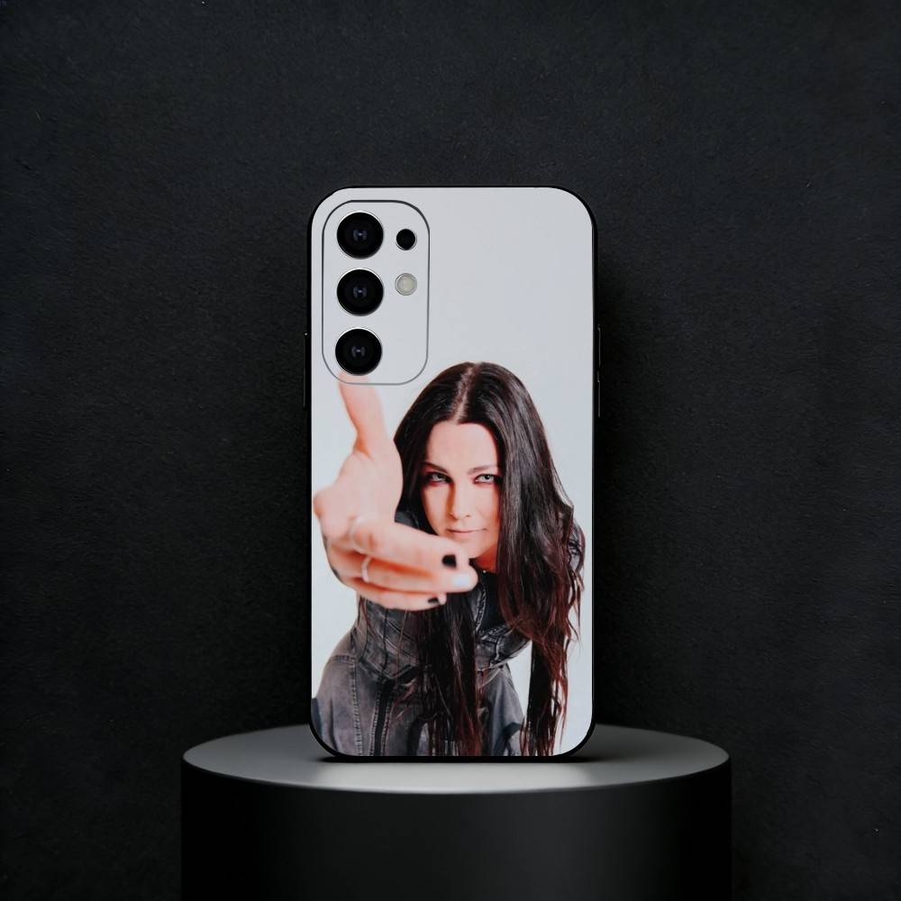 E-Evanescence A-Amy Lee Phone Case For Samsung S25,24,23,22,30,21,10,9,Ultra,Plus,FE 5G Black Soft Case Samsung S24fe